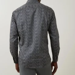 Best BUGATTI Geometric Print Shirt