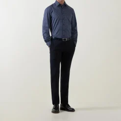 Clearance ETERNA Geometric Single Cuff Shirt