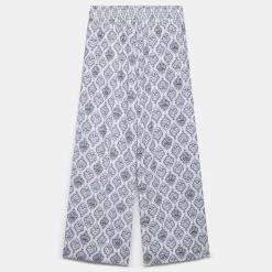 Hot MINT VELVET Geometric Tile Wide-Leg Trousers