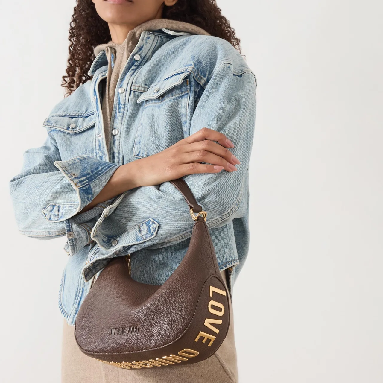 Best LOVE MOSCHINO Giant Logo Tote Bag