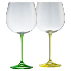 Best GALWAY CRYSTAL Gin & Tonic Set of Two Glasses - Lemon & Lime