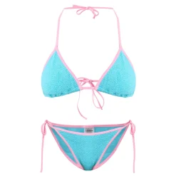 Gina Contrast Triangle Two-Piece Bikini Set
