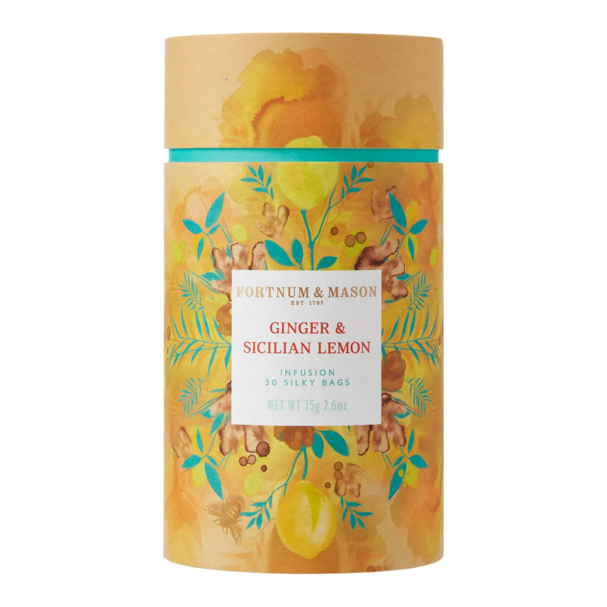 Ginger & Sicilian Lemon Infusion - 30 Silky Bags 75g