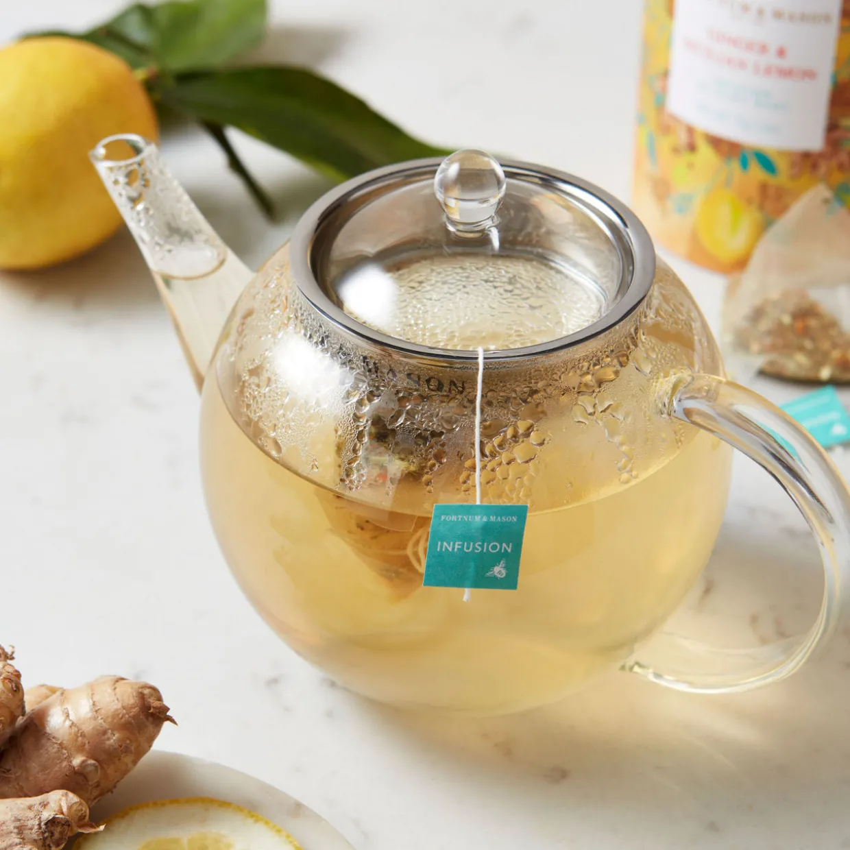 Ginger & Sicilian Lemon Infusion - 30 Silky Bags 75g