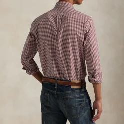 Hot POLO RALPH LAUREN Gingham Check Stretch Shirt