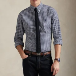 Gingham Custom Fit Poplin Shirt