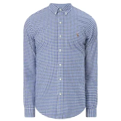 Gingham Slim Fit Oxford Shirt