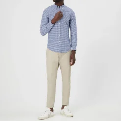 Gingham Slim Fit Oxford Shirt