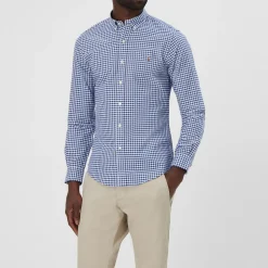 Gingham Slim Fit Oxford Shirt