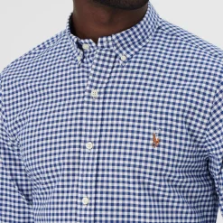 Gingham Slim Fit Oxford Shirt