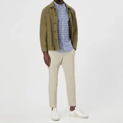 Gingham Slim Fit Oxford Shirt