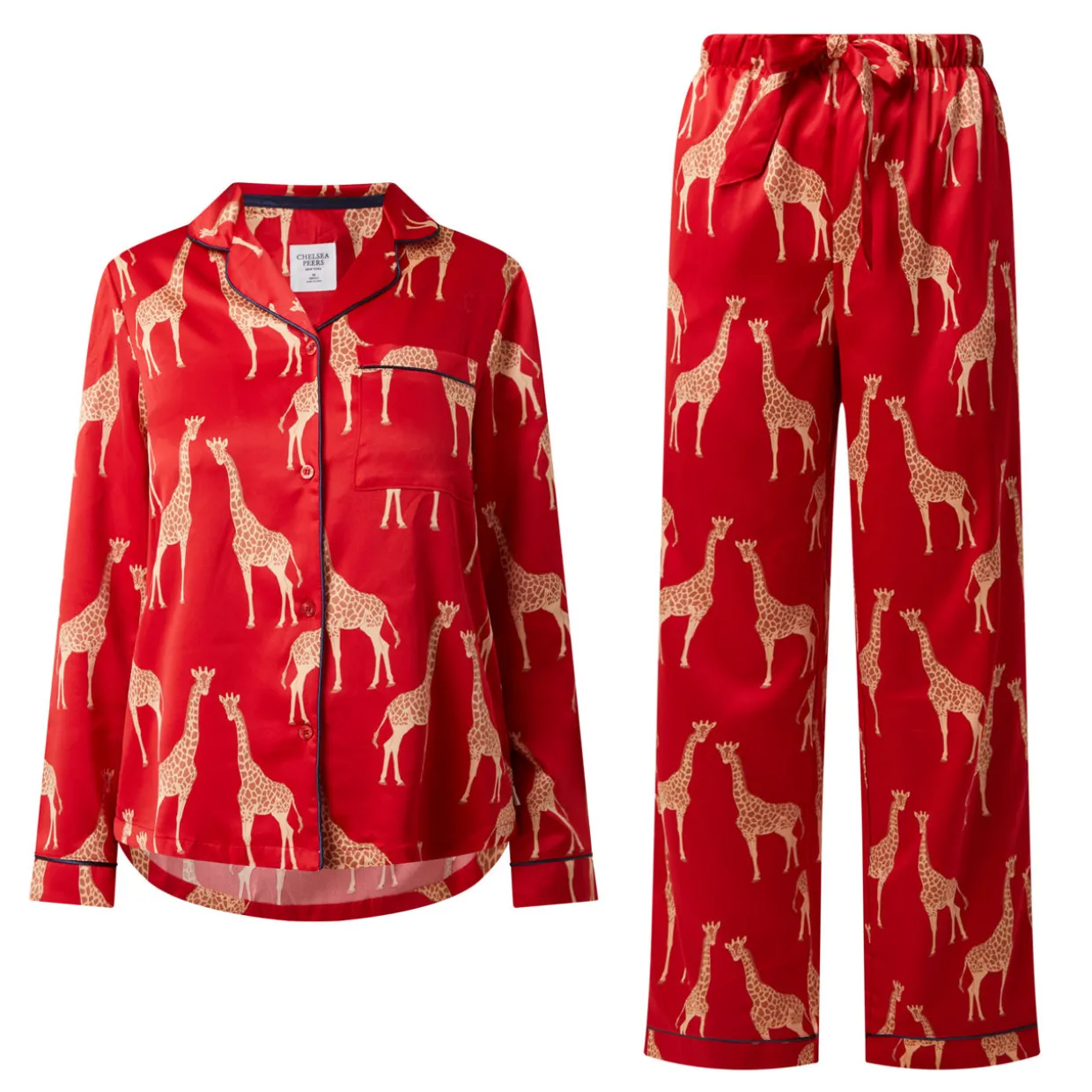 Giraffe Satin Pyjama Set