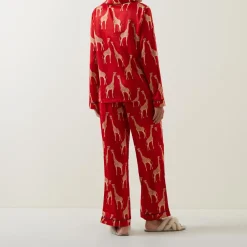 Giraffe Satin Pyjama Set
