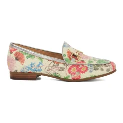 Glair Floral Snaffle Loafers