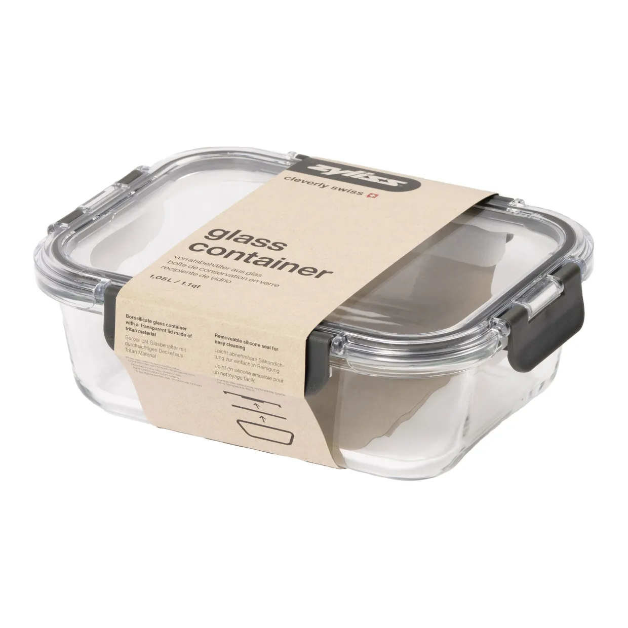 Glass Container 1.05L