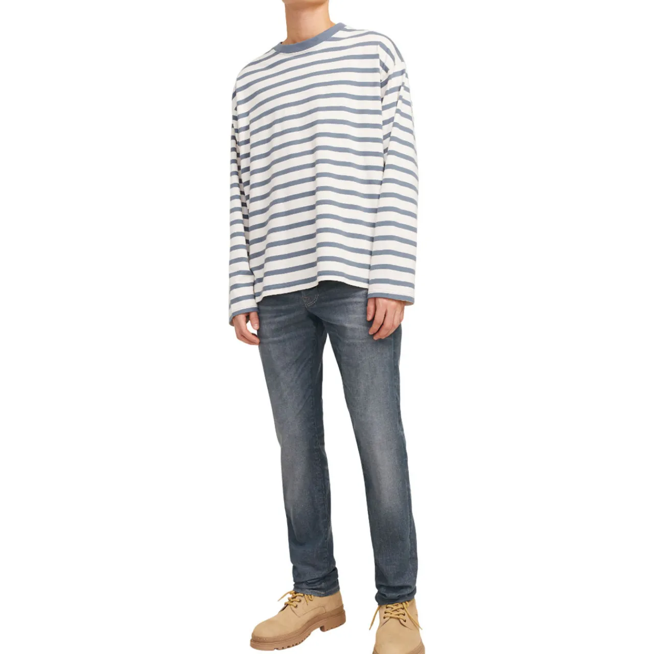 Fashion JACK & JONES Glenn Mid-Rise Slim Leg Jeans