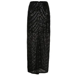 Fashion GESTUZ Glira Sequin Embellished Flared Skirt