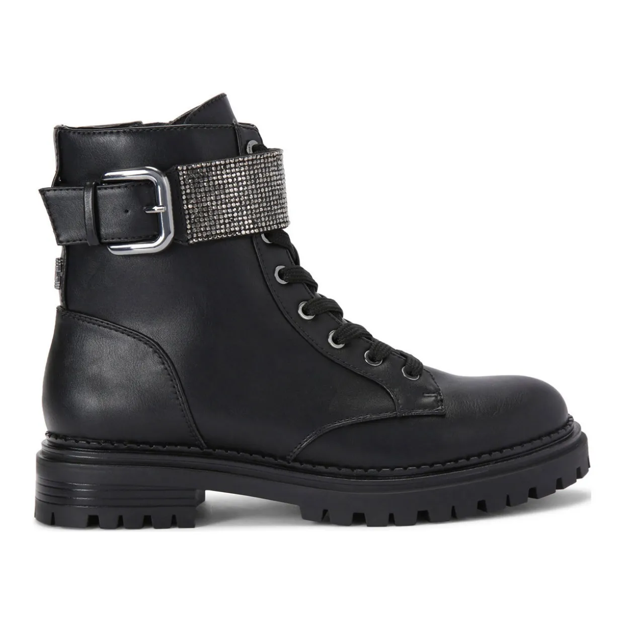 Glisten Embellished Biker Boots