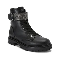 Glisten Embellished Biker Boots