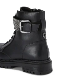 Glisten Embellished Biker Boots