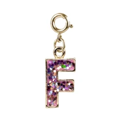 Glitter F Charm