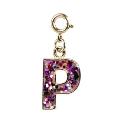 Glitter P Charm