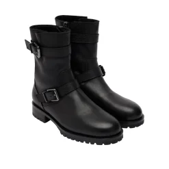 Glory Faux Fur Biker Boots