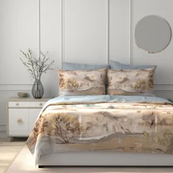 Golden Landscape Duvet Set