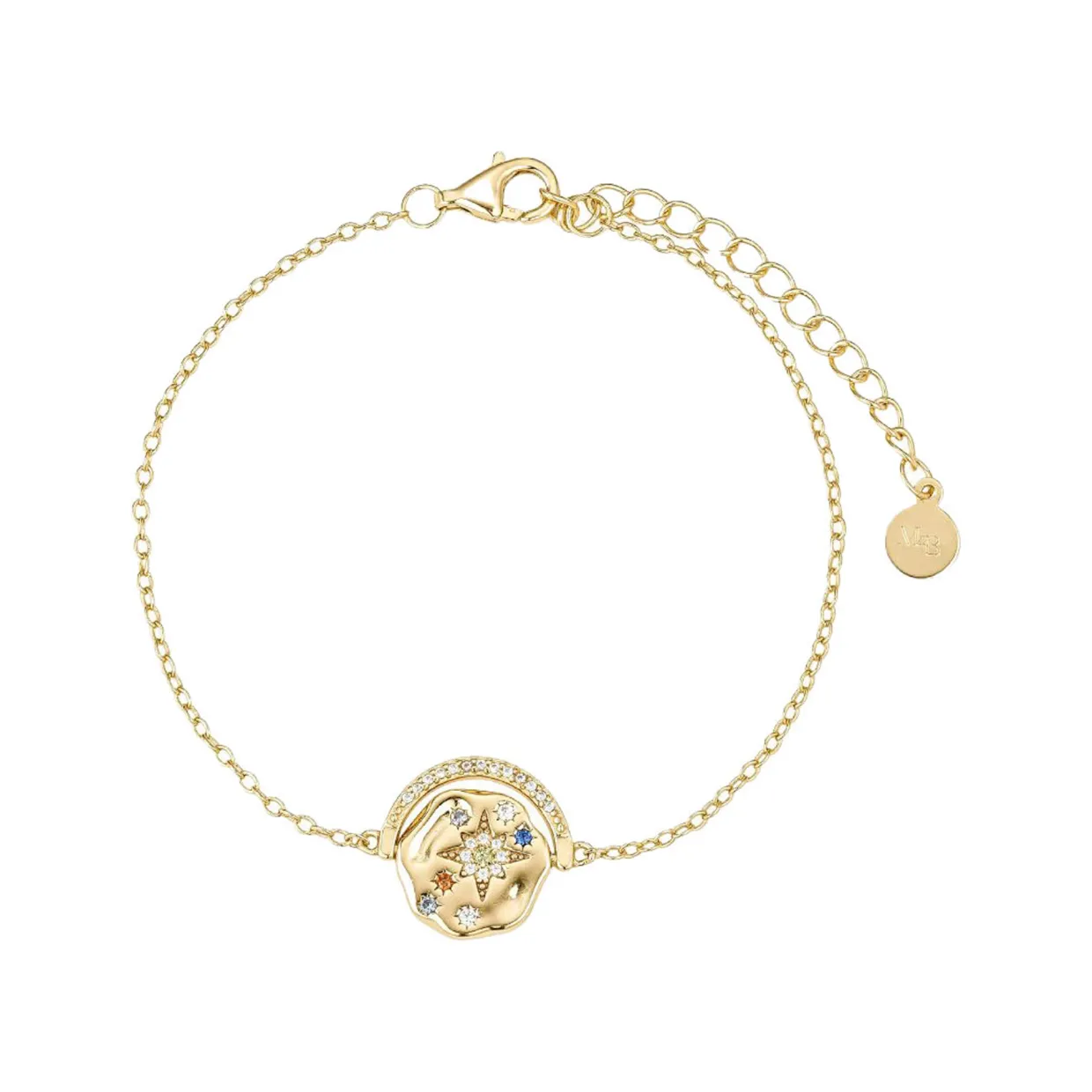 Golden My Sun, Moon & Stars Bracelet
