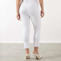 Sale GOOD AMERICAN Good Raw Hem High-Rise Straight Leg Jeans