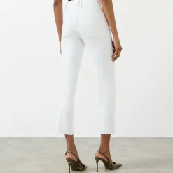 Sale GOOD AMERICAN Good Raw Hem High-Rise Straight Leg Jeans