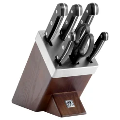Discount ZWILLING J.A. HENCKELS Gourmet 7pcs Chocolate Ash Knife Block Set with KiS Technology