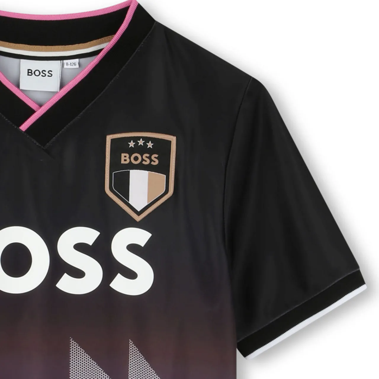 Outlet BOSS KIDS Gradient Logo Badge T-Shirt