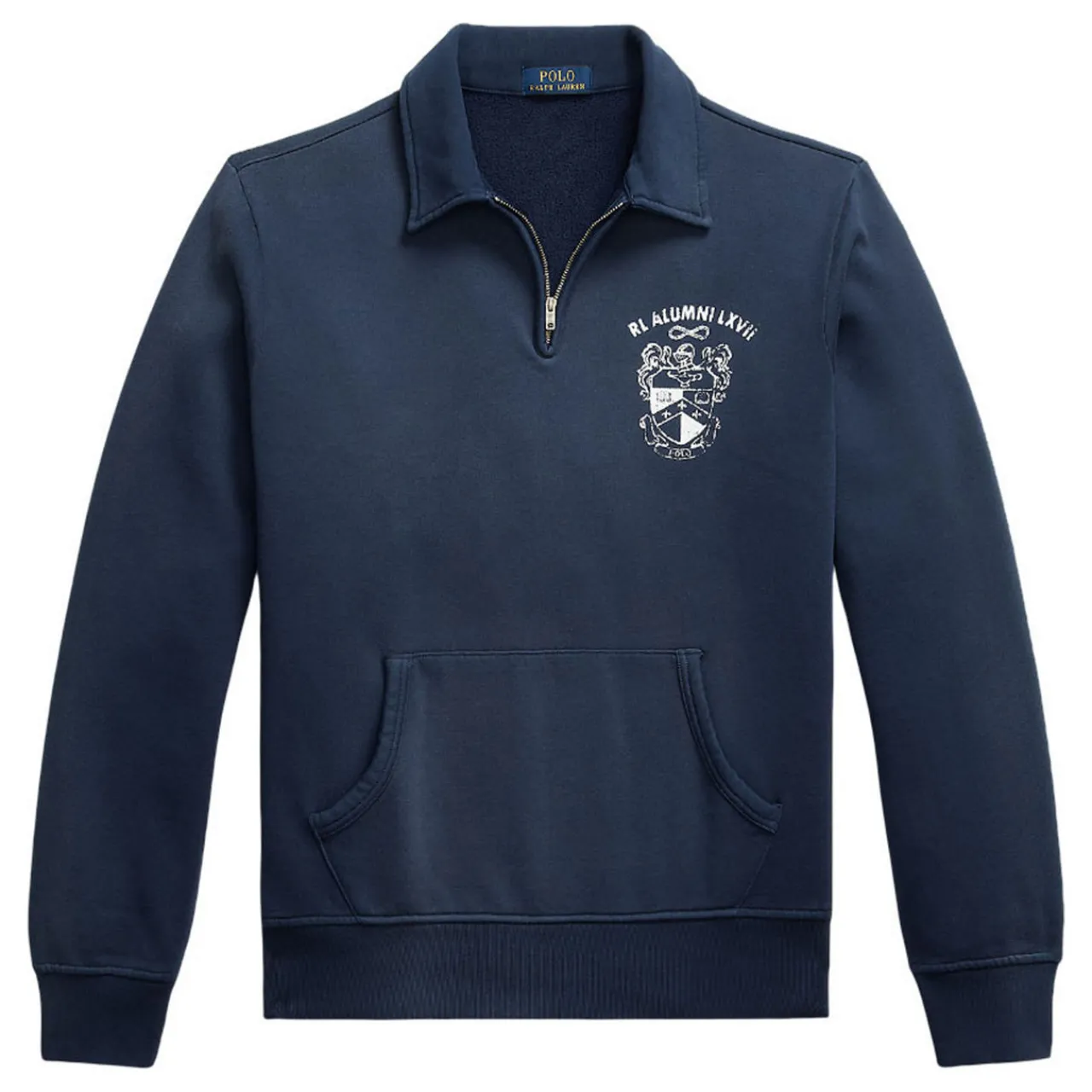 Hot POLO RALPH LAUREN Graphic Quarter-Zip Fleece Sweatshirt