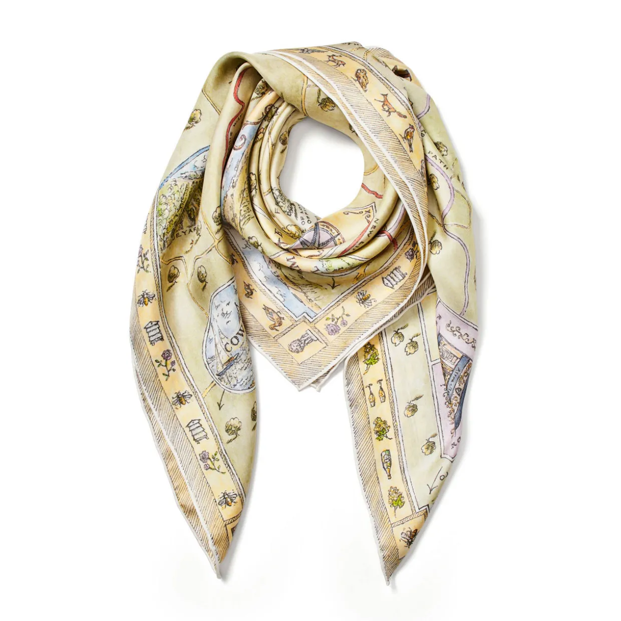 Great British Season Silk Scarf