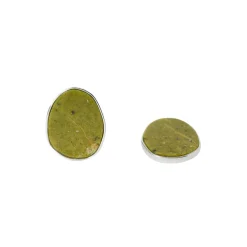 Discount JIGSAW Green Jasper Disc Earring