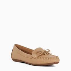 Fashion DUNE LONDON Grovers Wide-Fit Leather Moccasins
