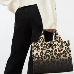 Online DKNY Hadlee Leopard Small Tote Bag