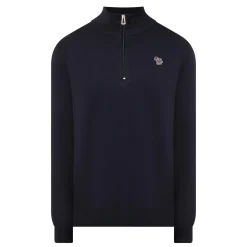 Sale PS PAUL SMITH Half-Zip Zebra Sweater