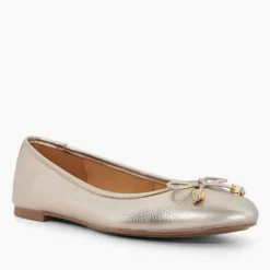 Hallo Charm-Detail Ballet Flats