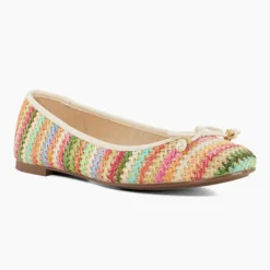 Hallo Charm-Detail Ballet Flats