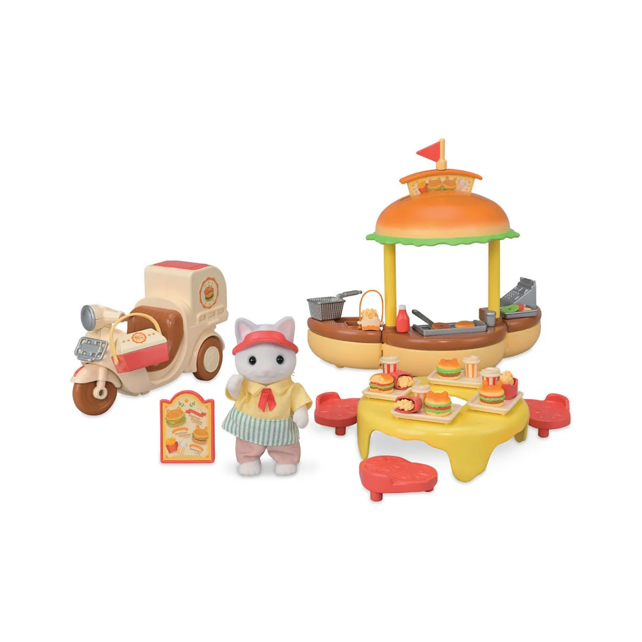 Outlet FAO SCHWARZ Hamburger Stand Playset