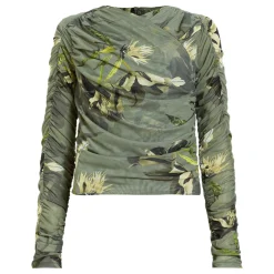 Discount ALLSAINTS Hanako Botanical Mesh Top