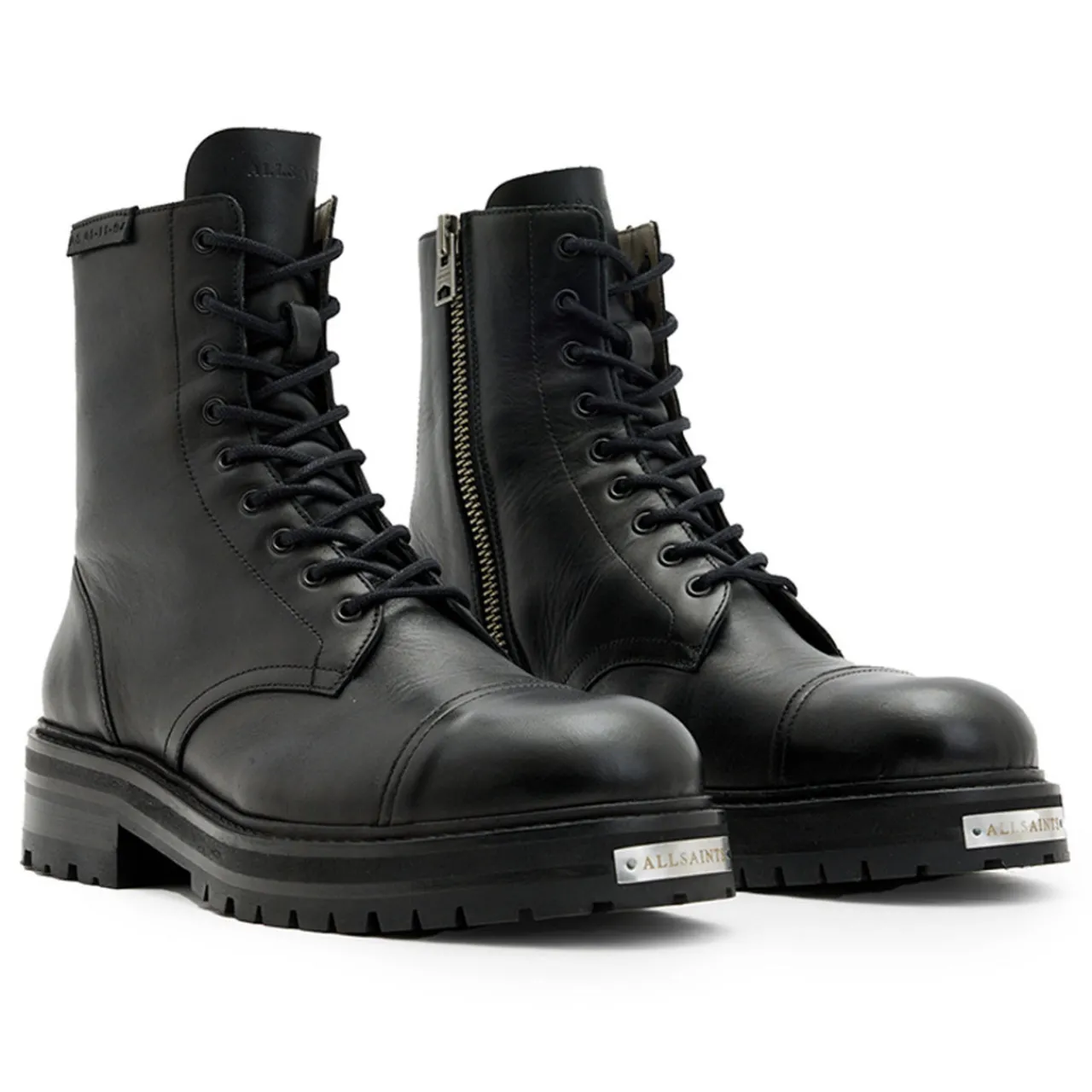 Outlet ALLSAINTS Hank Chunky Leather Boots