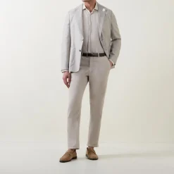 Sale BOSS Hanry Micro Check Single-Breasted Jacket