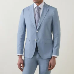 Clearance BOSS Hanry Single-Breasted Micro Pattern Suit Jacket