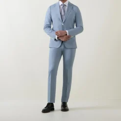 Clearance BOSS Hanry Single-Breasted Micro Pattern Suit Jacket