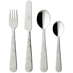 Happy as a Bear Children Cutlery Four-Piece Set