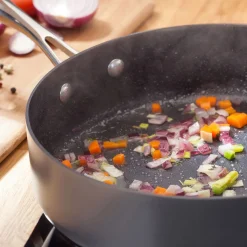 Best STELLAR Hard Anodised Non-Stick Sauté Pan 30cm