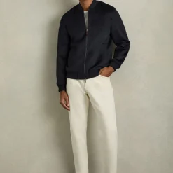 New REISS Harlan Bomber Jacket